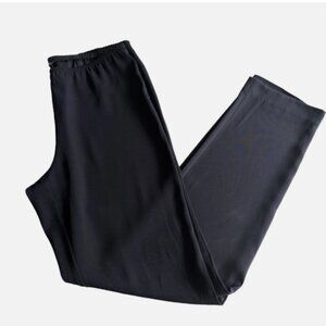 Eileen Fisher Slim Side-Zip Black Pants nwt Sz XS